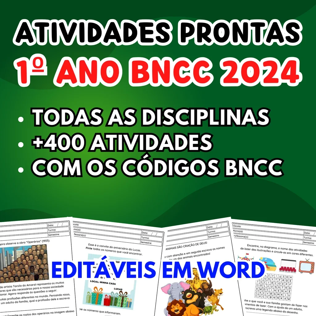 Atividades - 1º Ano Fundamental
