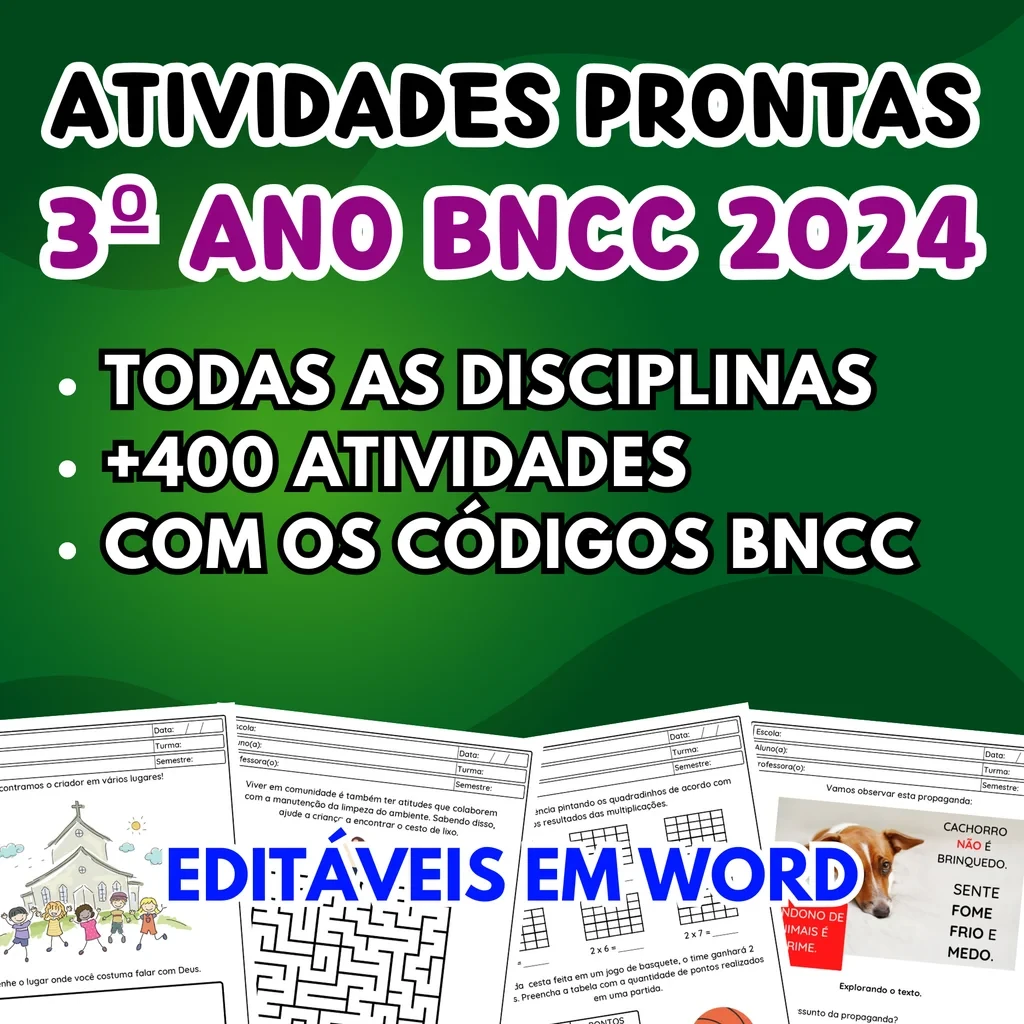 Atividades - 3º Ano Fundamental