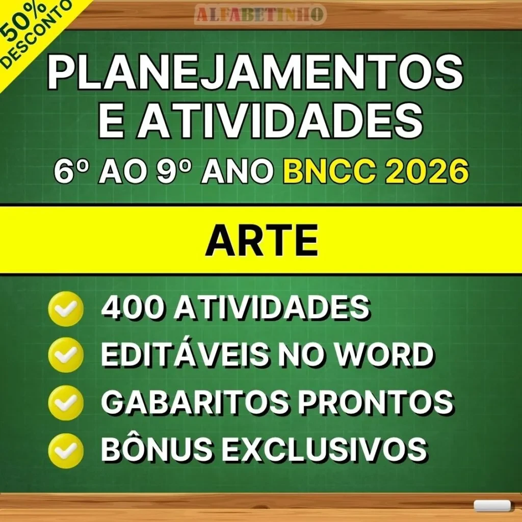 Plano de Aula de Arte - 6º ao 9º ano