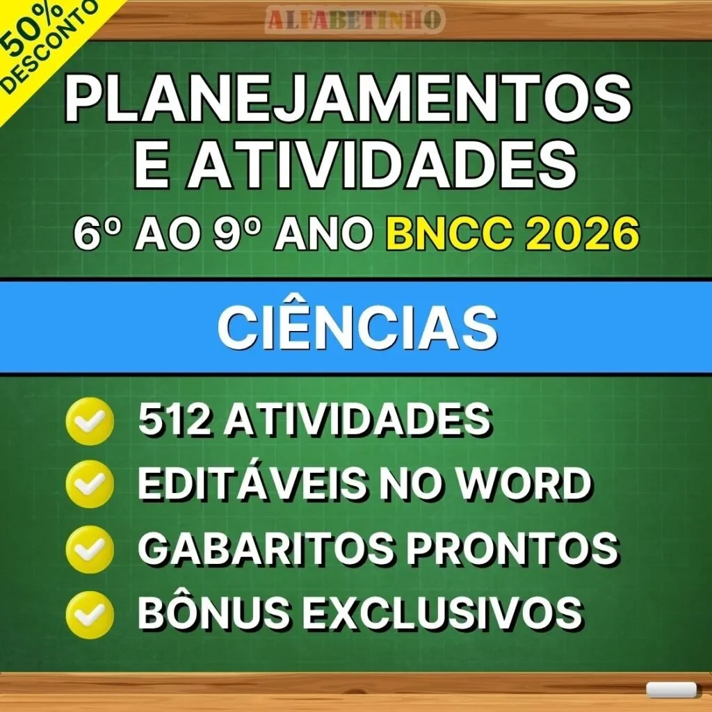 Plano de Aula de Ciências - 6º ao 9º ano