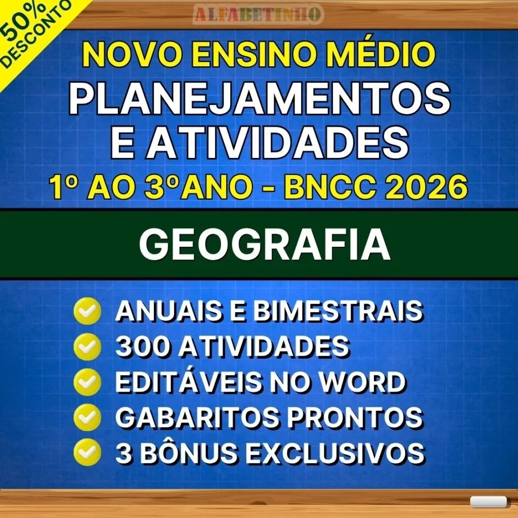Plano de Aula de Geografia para o Ensino Médio
