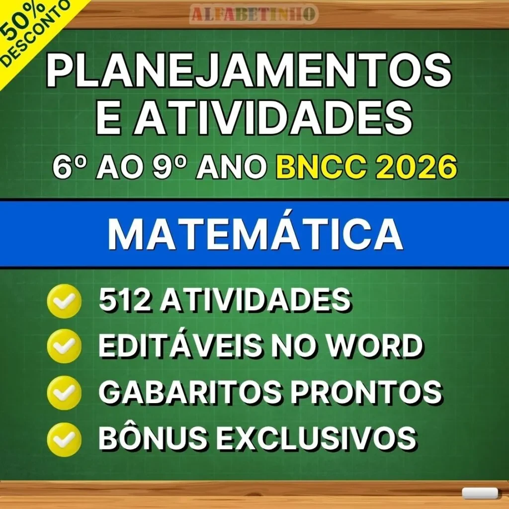 Plano de Aula de Matemática - 6º ao 9º ano